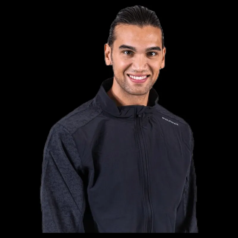 Endurance Untun Hi-Viz Reflective Jacket Black Svart Clearance