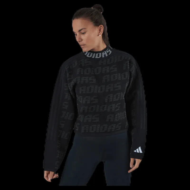 Outlet adidas Ur Crew Knit Black Svart