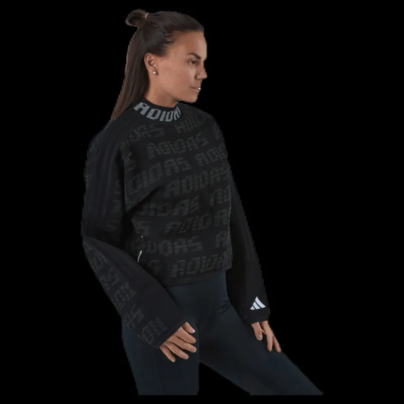 Outlet adidas Ur Crew Knit Black Svart