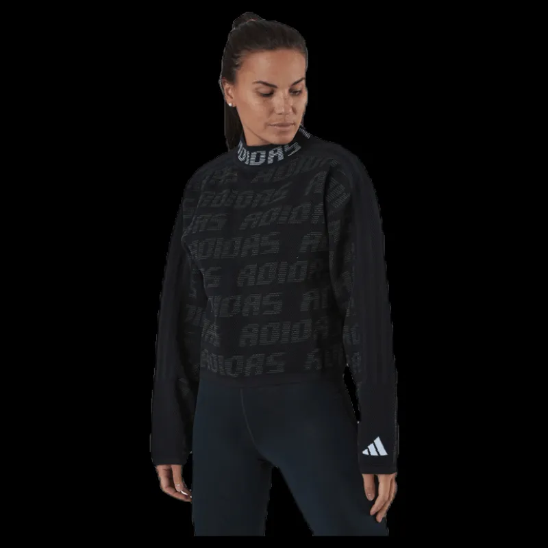 Outlet adidas Ur Crew Knit Black Svart