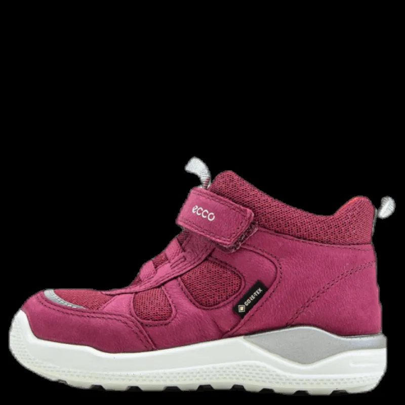 Online ECCO Urban Mini Mid-cut Boot Red Röd