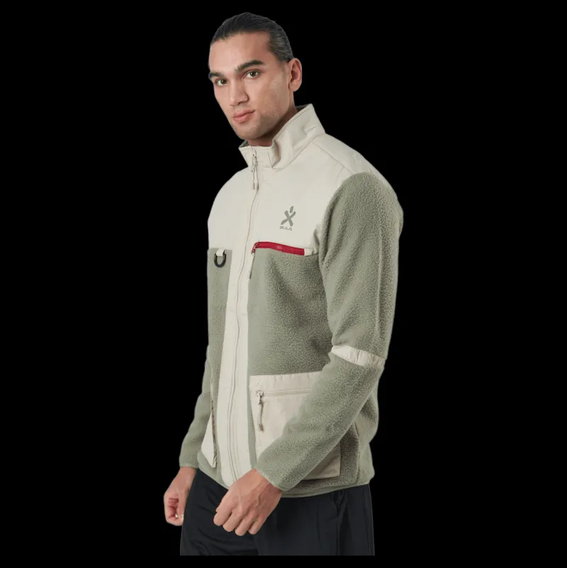 Outlet Bula Utility Fleece Jacket Sage Grå