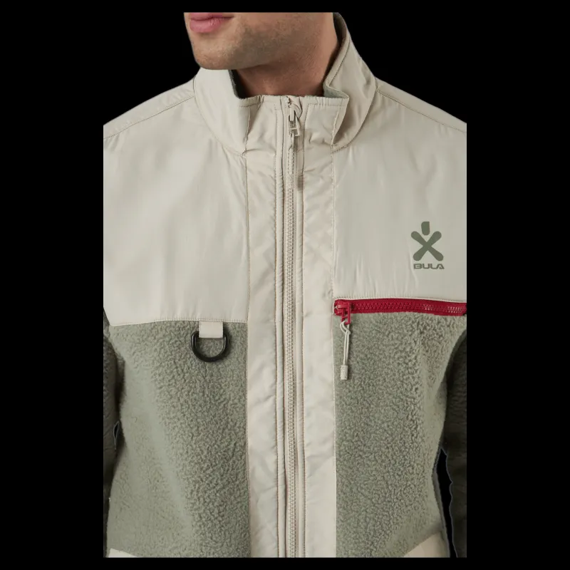 Outlet Bula Utility Fleece Jacket Sage Grå