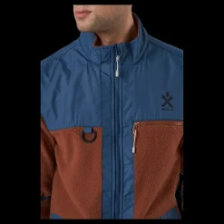 Online Bula Utility Fleece Jacket Walnut Brun