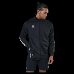 New Umbro UX Elite Track Jacket Black Svart