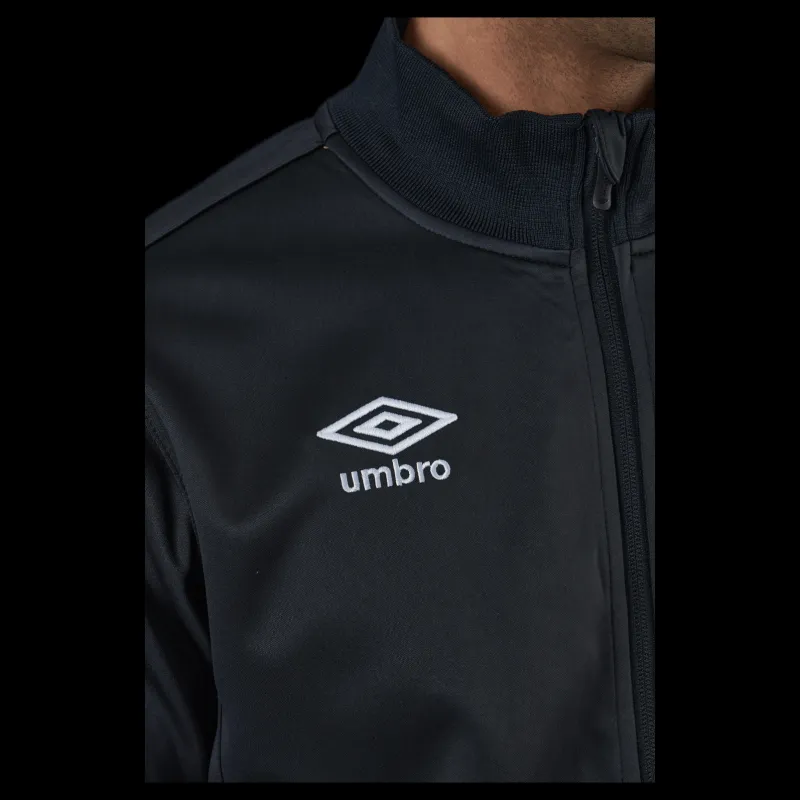 New Umbro UX Elite Track Jacket Black Svart