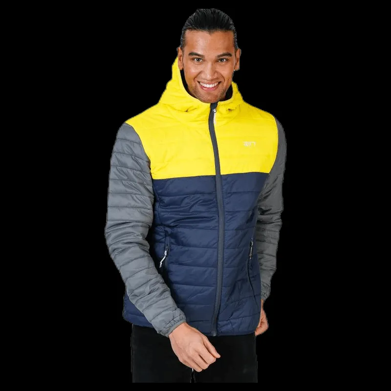 Outlet 2117 of Sweden Vallerås Jacket Blue/Grey/Yellow Blå, Grå och Gul