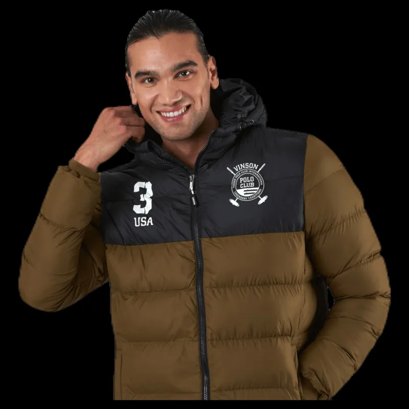 Clearance Vinson Polo Club Vance Jacket Black/Green Svart och Grön