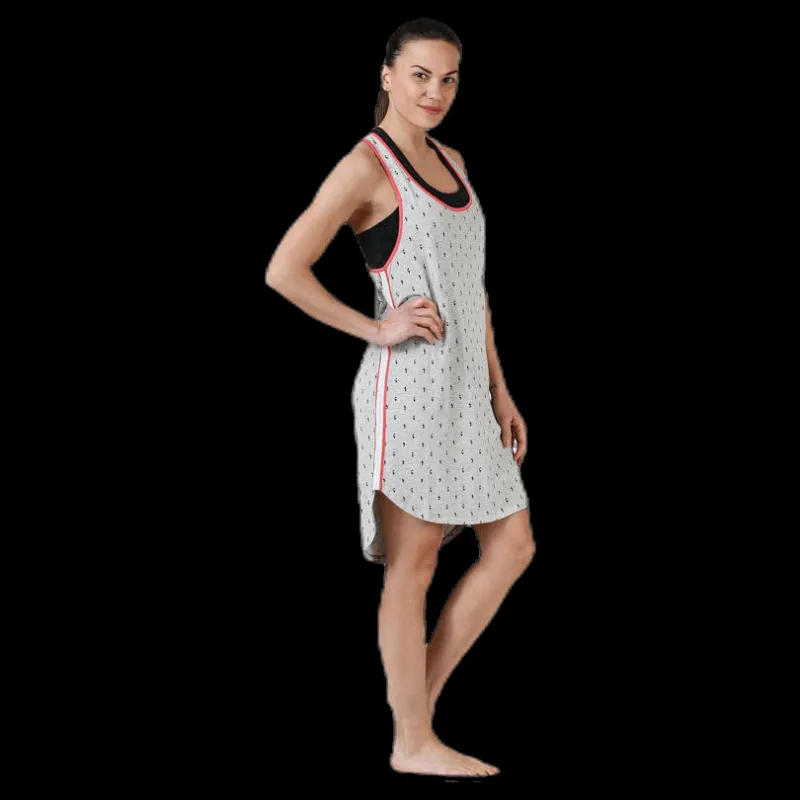 Kari Traa Vangen Beach Dress Grey Grå