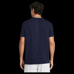 Under Armour Vanish Seamless Grid Ss Midnight Navy Blå Sale
