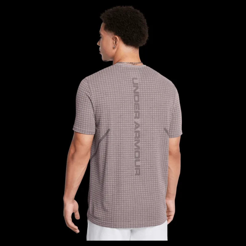 Under Armour Vanish Seamless Grid Ss Tetra Gray Grå Discount