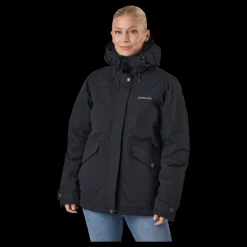 Didriksons Vanja Wns Jkt Black Svart Sale