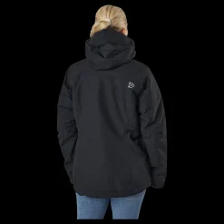 Didriksons Vanja Wns Jkt Black Svart Sale