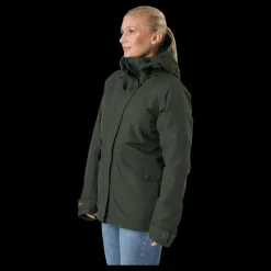 Didriksons Vanja Wns Jkt Green Grön Clearance