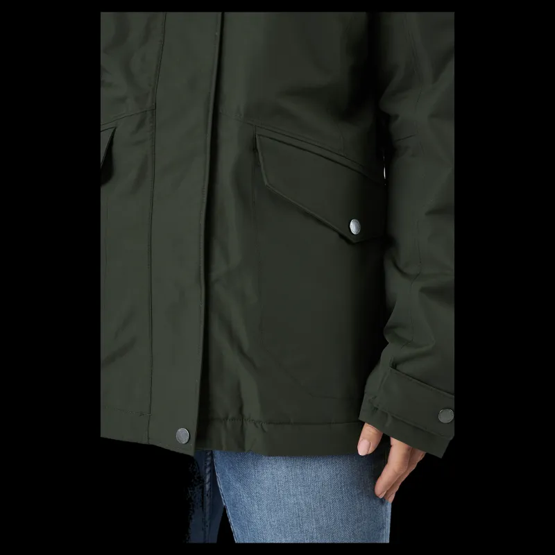 Didriksons Vanja Wns Jkt Green Grön Clearance