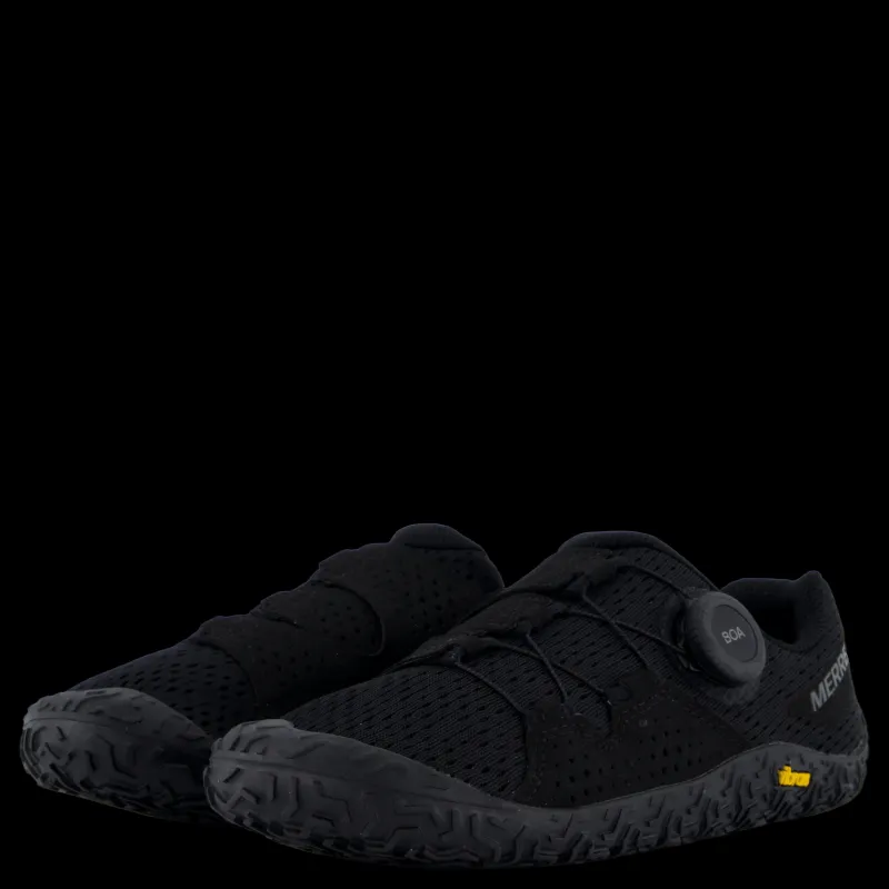 Clearance Merrell Vapor Glove 6 Boa Black Svart