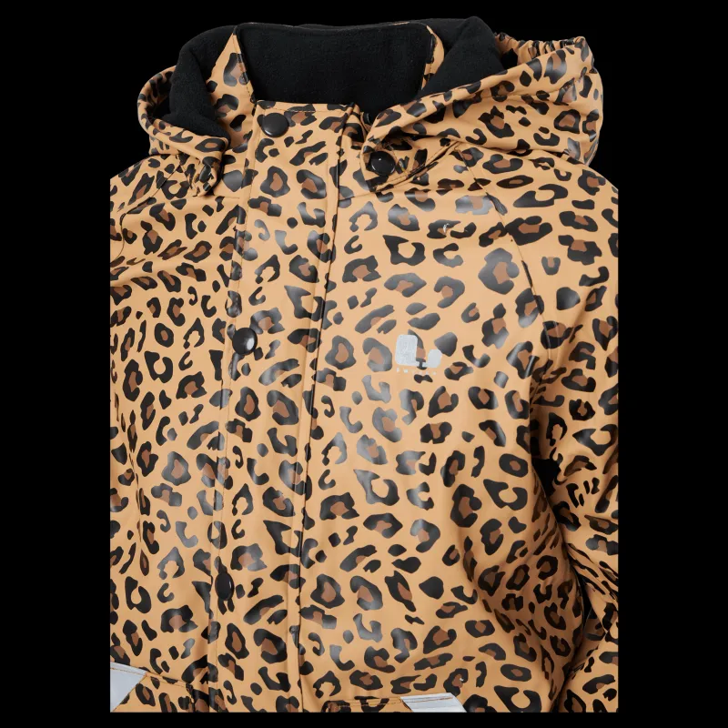 Lindberg Vattnadal Rain Set Fleece Beige Flerfärgad Hot