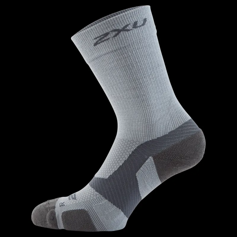 Clearance 2XU Vectr Merino L.cush Crew Sock Grey/grey Vit