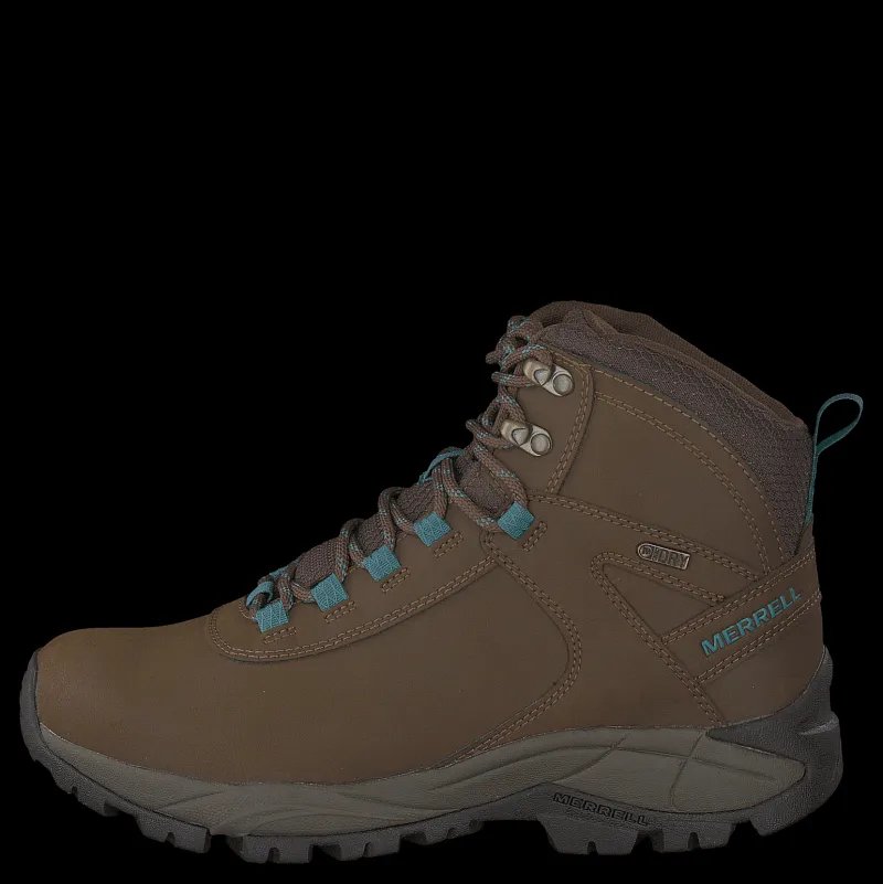 Merrell Vego Mid Leather Wtpf Dark Earth/britianny Blue Brun Best
