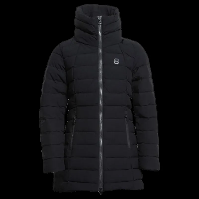 8848 Altitude Velvet Junior Parka Black Svart Online