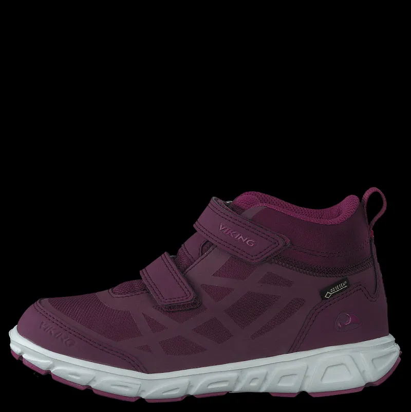 Viking Veme Reflex Mid GTX 2V Dark Pink/Fuchsia Lila