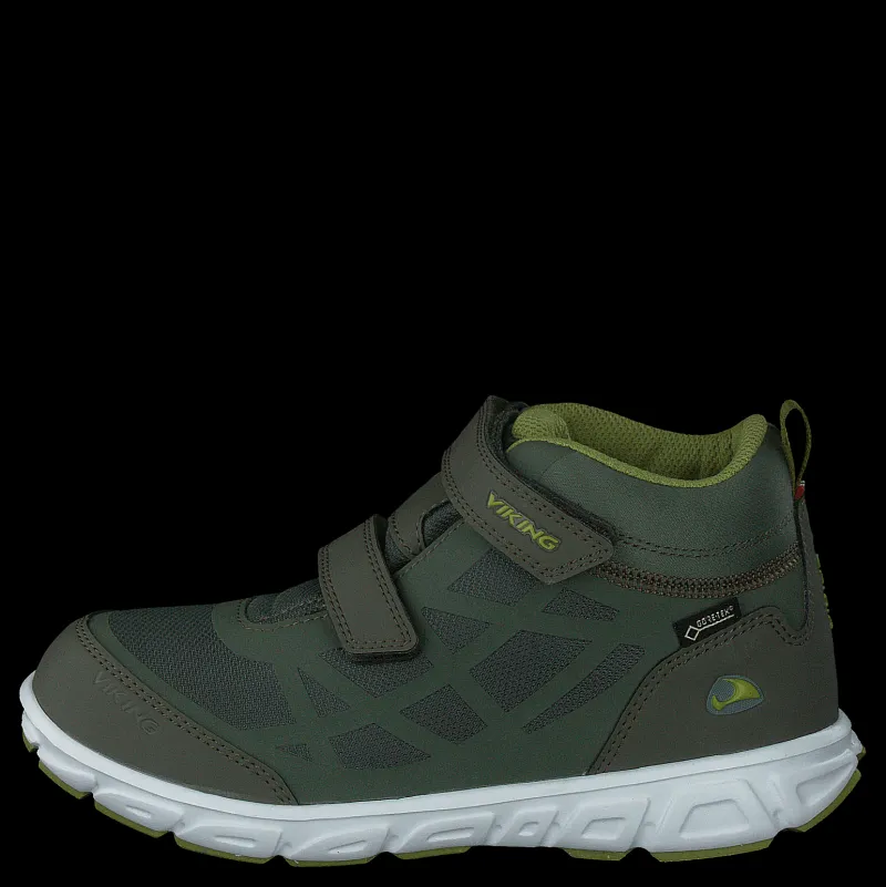 Best Viking Veme Reflex Mid GTX 2V Olive/Khaki Grön
