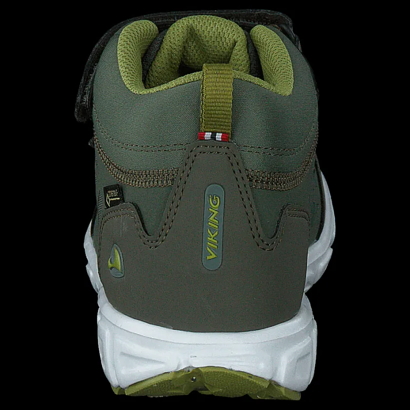 Best Viking Veme Reflex Mid GTX 2V Olive/Khaki Grön