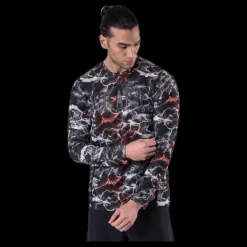 Craft Vent Mesh LS Tee Patterned/Black Mönstrad och Svart Hot
