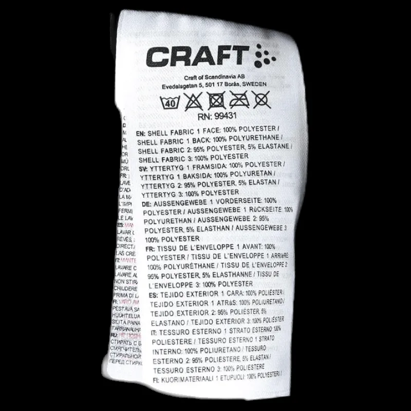 Hot Craft Verve Rain Jacket Black Svart