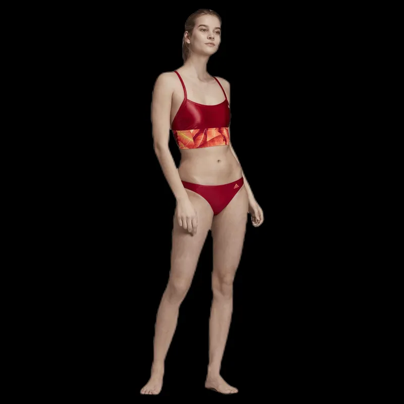 New adidas Vfa Swim Bottom Patterned/Red Beige