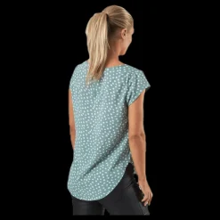 Only Vic Ss Aop Top Wvn Green Grön Best