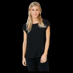 Only Vic S/S Solid Top Black Svart Best