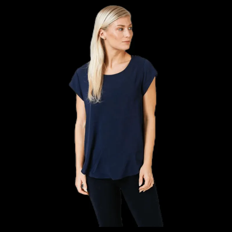 Sale Only Vic S/S Solid Top Blue Blå