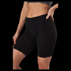 Only Vicky Rib Seamless Shorts Black Svart Hot