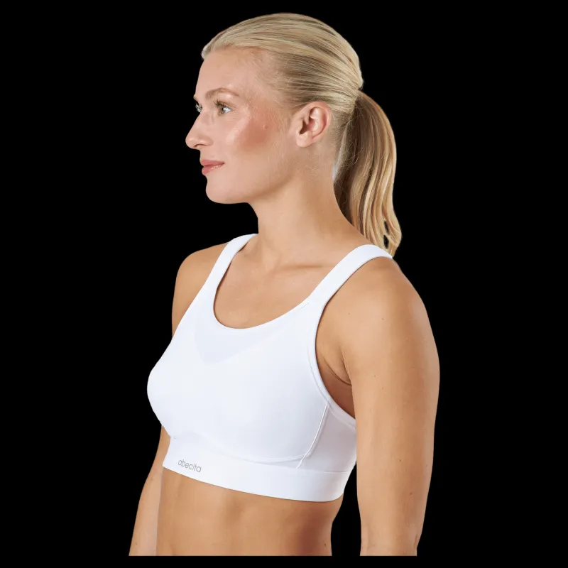 Abecita Victorious Spacer Sports Bra White Vit New