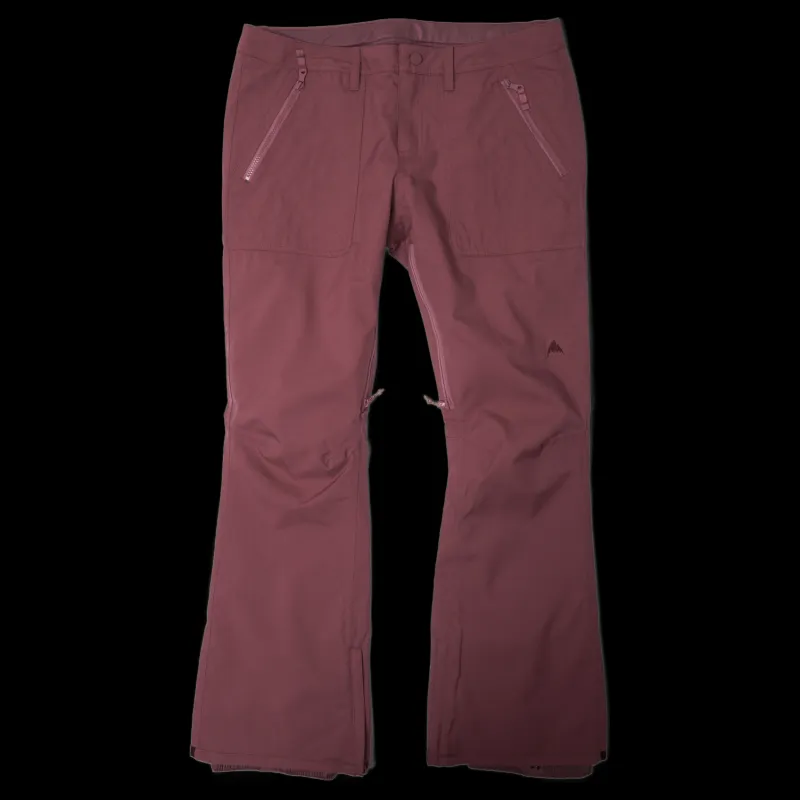 Best Burton Vida Pant Red Röd