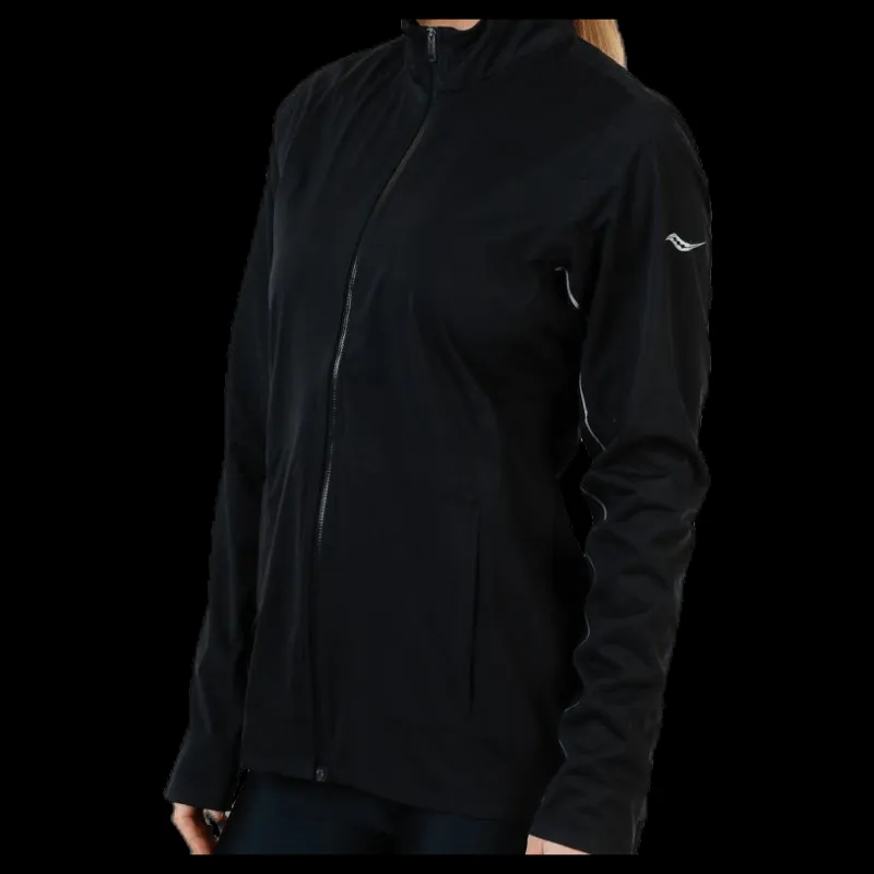 Saucony Vigor Jacket Black Svart New