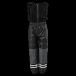 Outlet Lindberg Vik Fleece Lined Rain Pants Black Svart