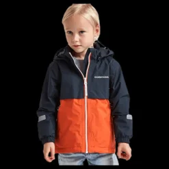 Didriksons Viken Kids Jacket Blue/Orange Blå och Orange Hot