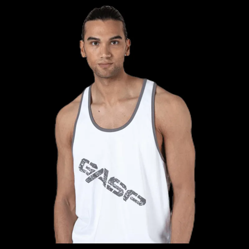GASP Vintage T-back White Vit Best