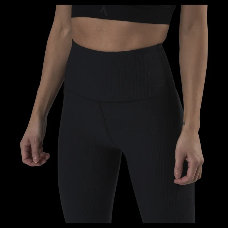 BLACC Vision Rib Leggings 7/8 Black Svart Hot