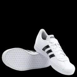 adidas VL Court 2.0 Shoes Cloud White / Core Black / Cloud White Vit Clearance
