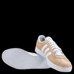 Outlet adidas VL Court Shoes Pink Beige