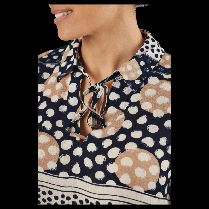 Outlet Vero Moda Vmanna 3/4 Top Wvn Ga Spe Navy Blazer