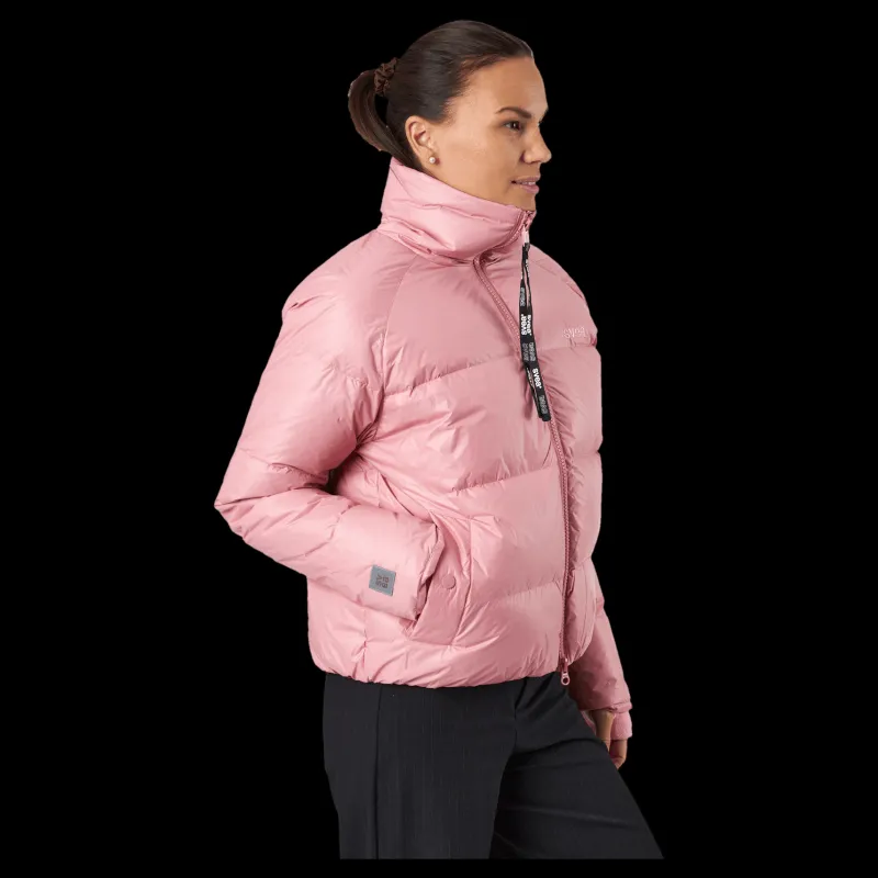 Svea Volume Puffer Jacket Pink Edge