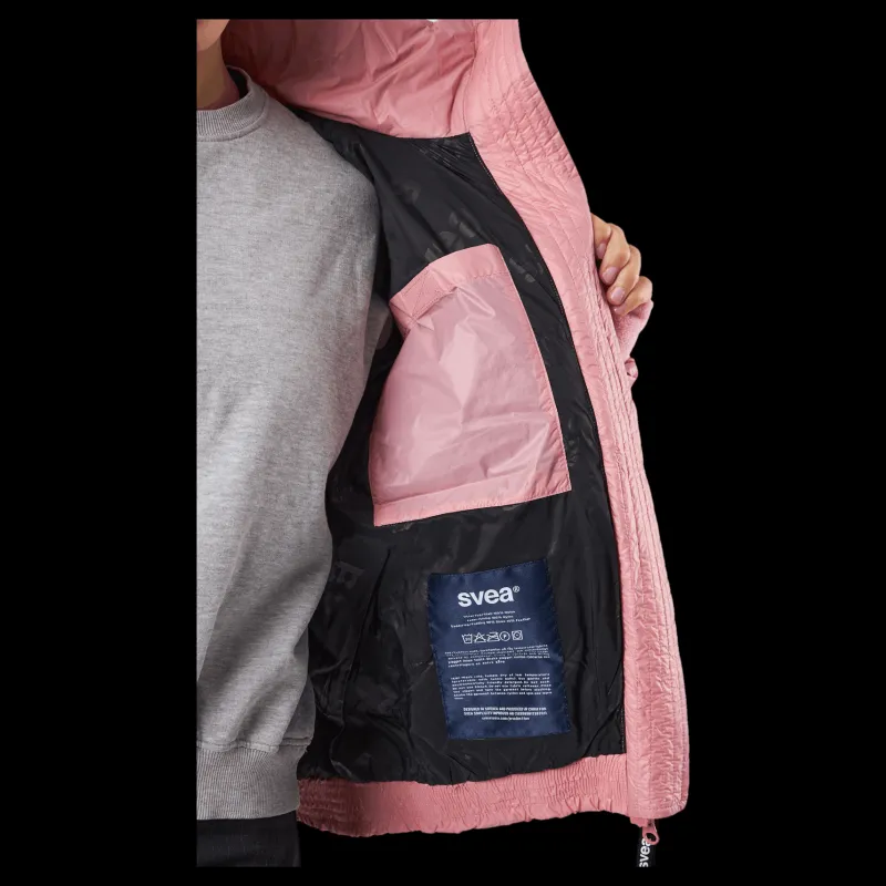 Svea Volume Puffer Jacket Pink Edge