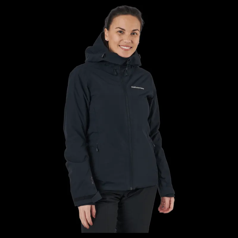 Peak Performance W Anima Jacket Black Svart Outlet