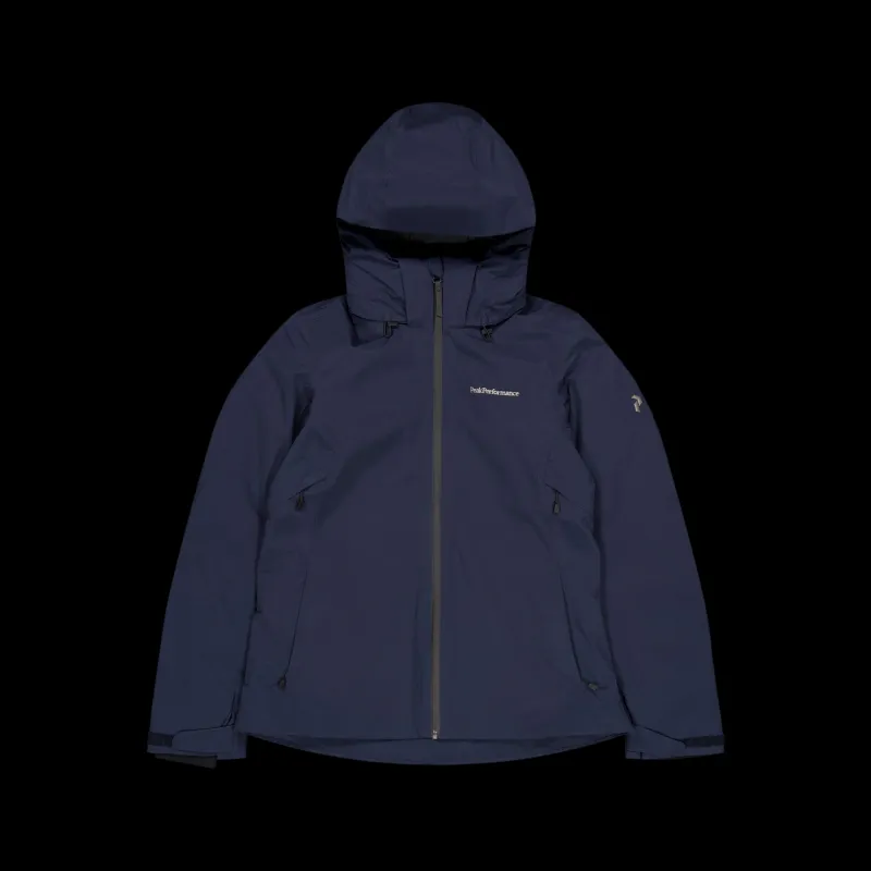 Peak Performance W Anima Jacket Blue Shadow Blå
