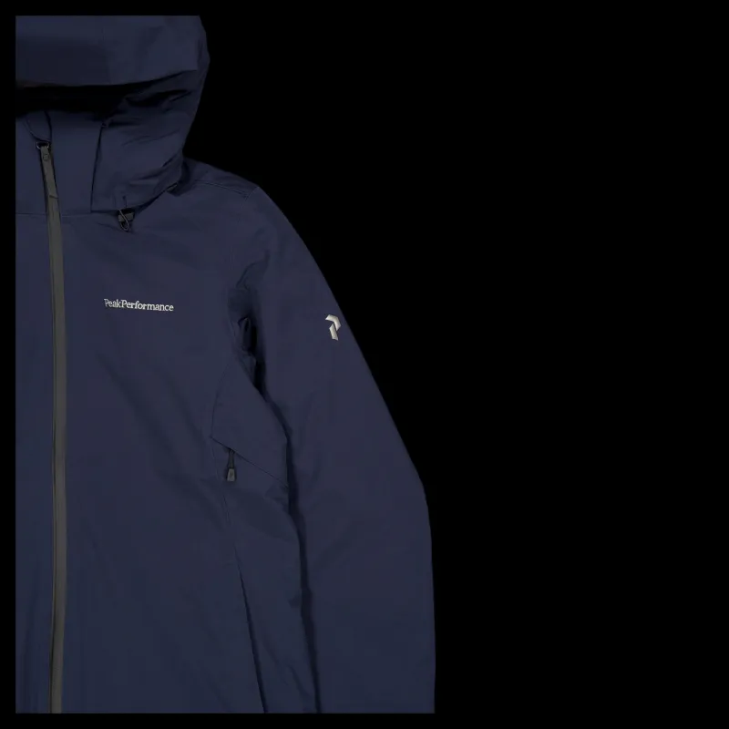 Peak Performance W Anima Jacket Blue Shadow Blå