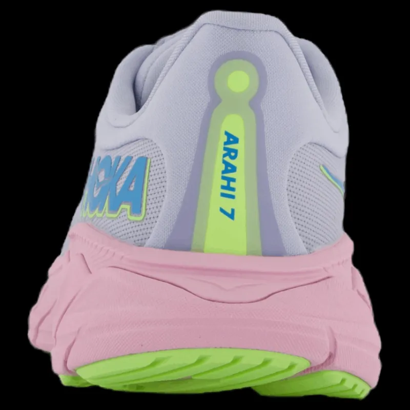 Online Hoka W Arahi 7 Gull / Pink Twilight Rosa